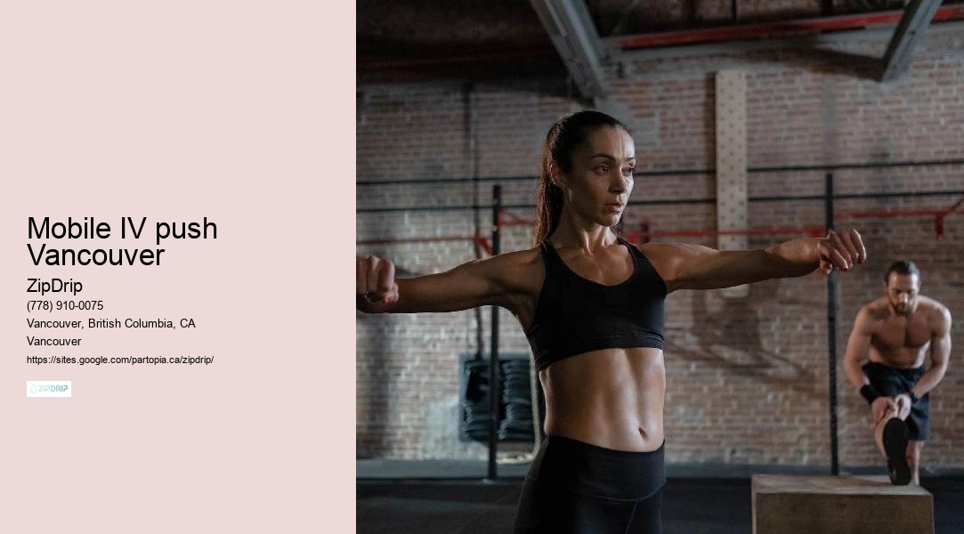 Mobile IV therapy for immune support Mobile IV push Vancouver