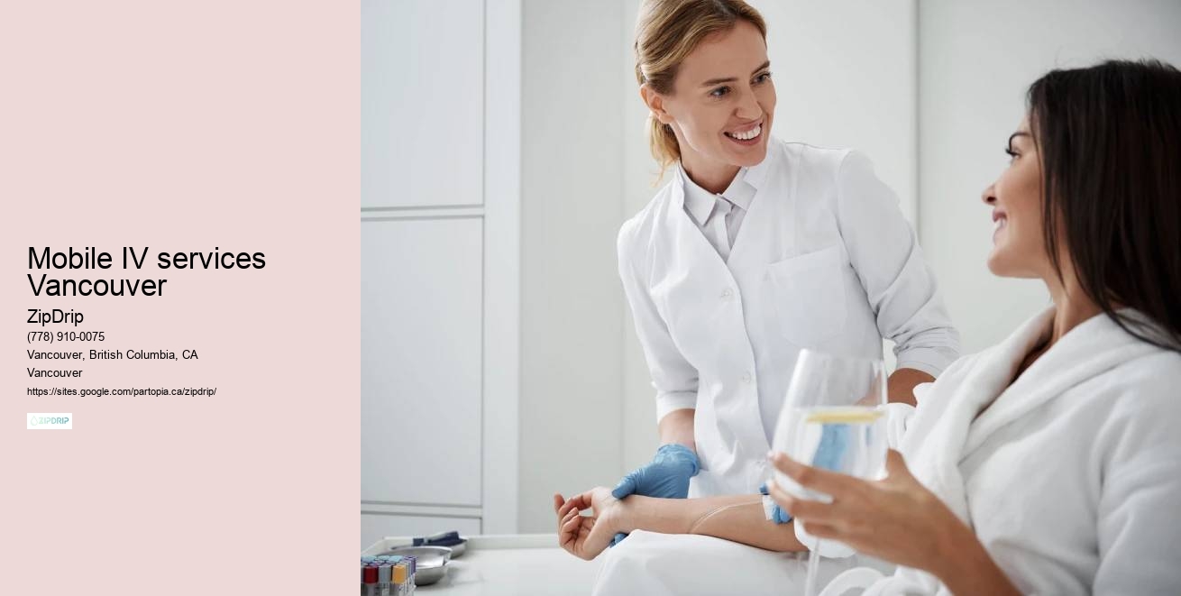 Mobile IV services Vancouver IV hydration specialist service
