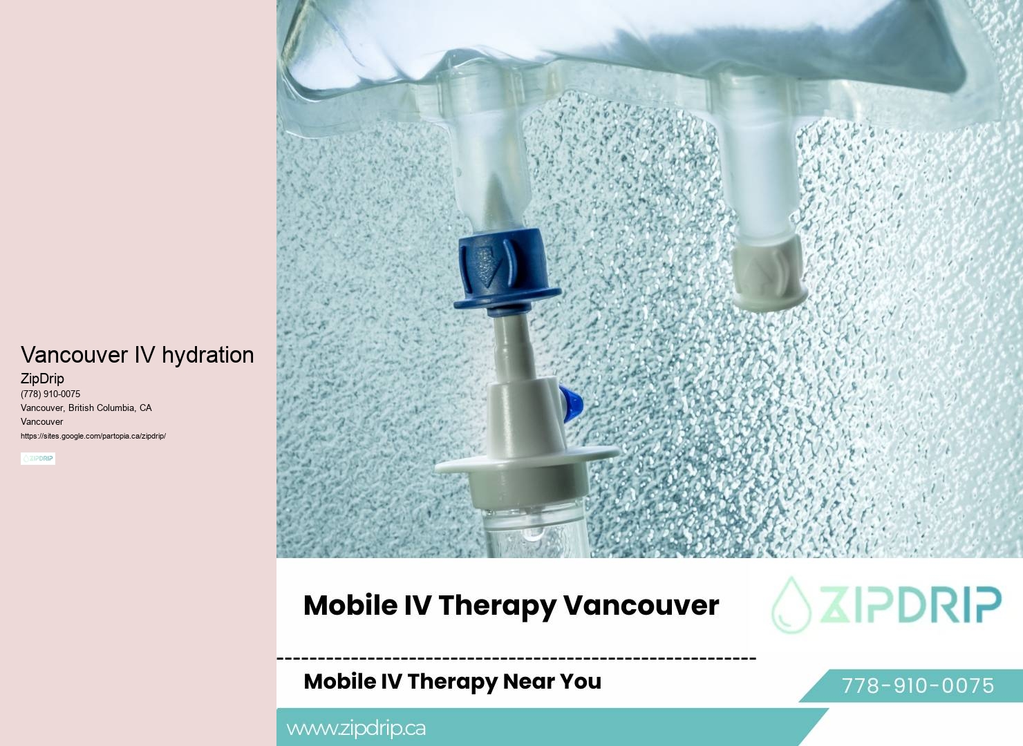 IV drip for hangover cure Vancouver IV hydration