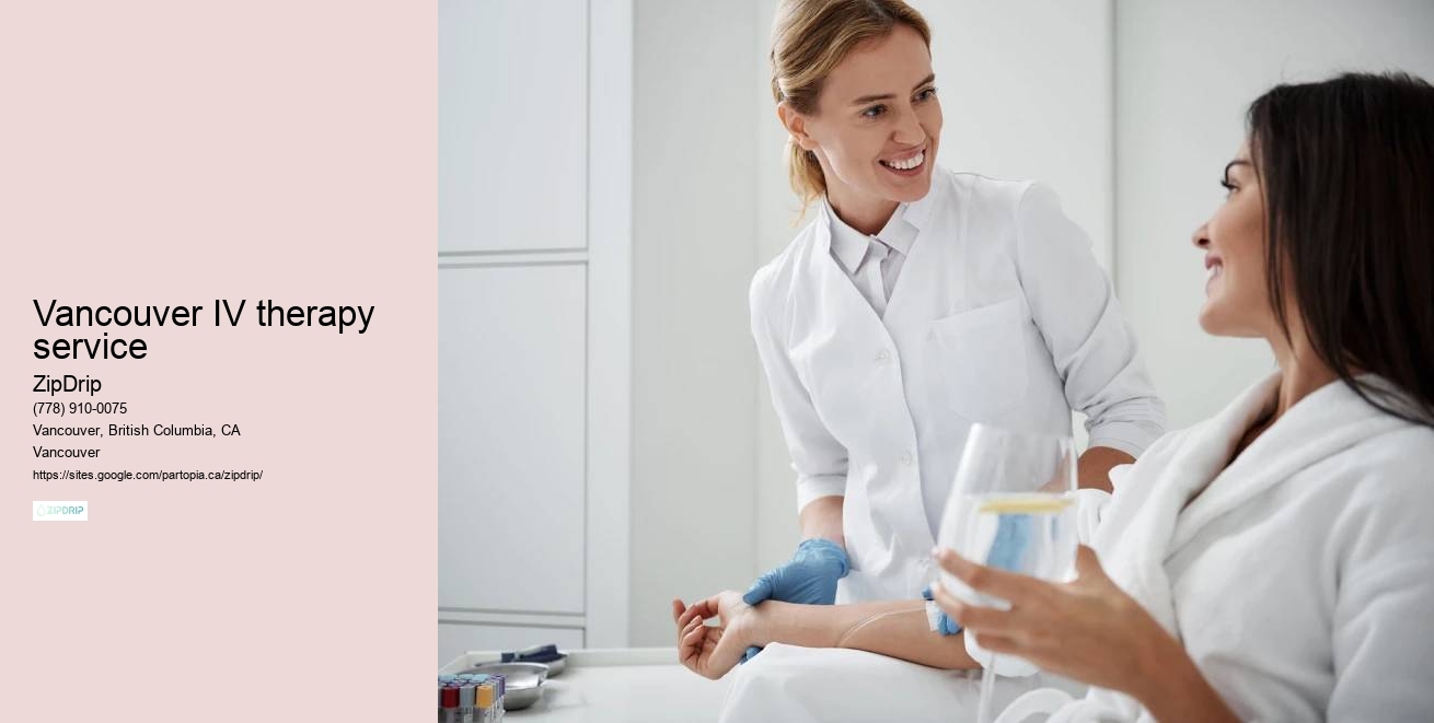 Mobile IV hydration specialist Vancouver IV therapy service