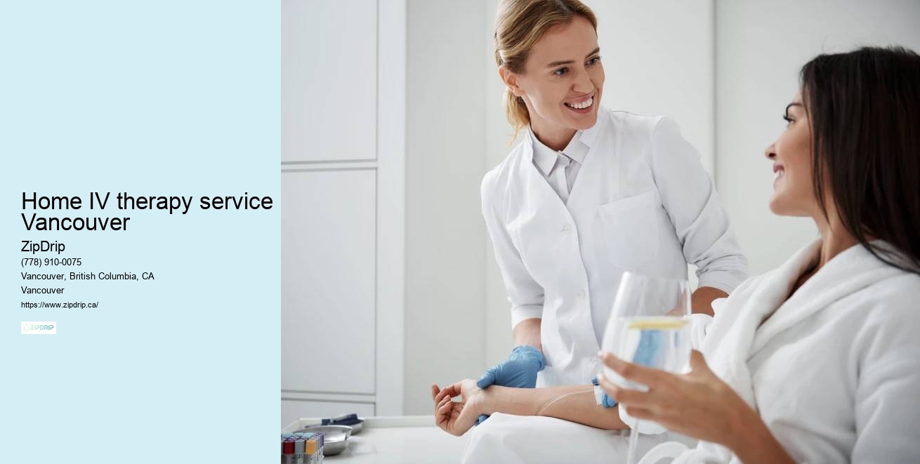 Home IV therapy service Vancouver Mobile IV for Wellness