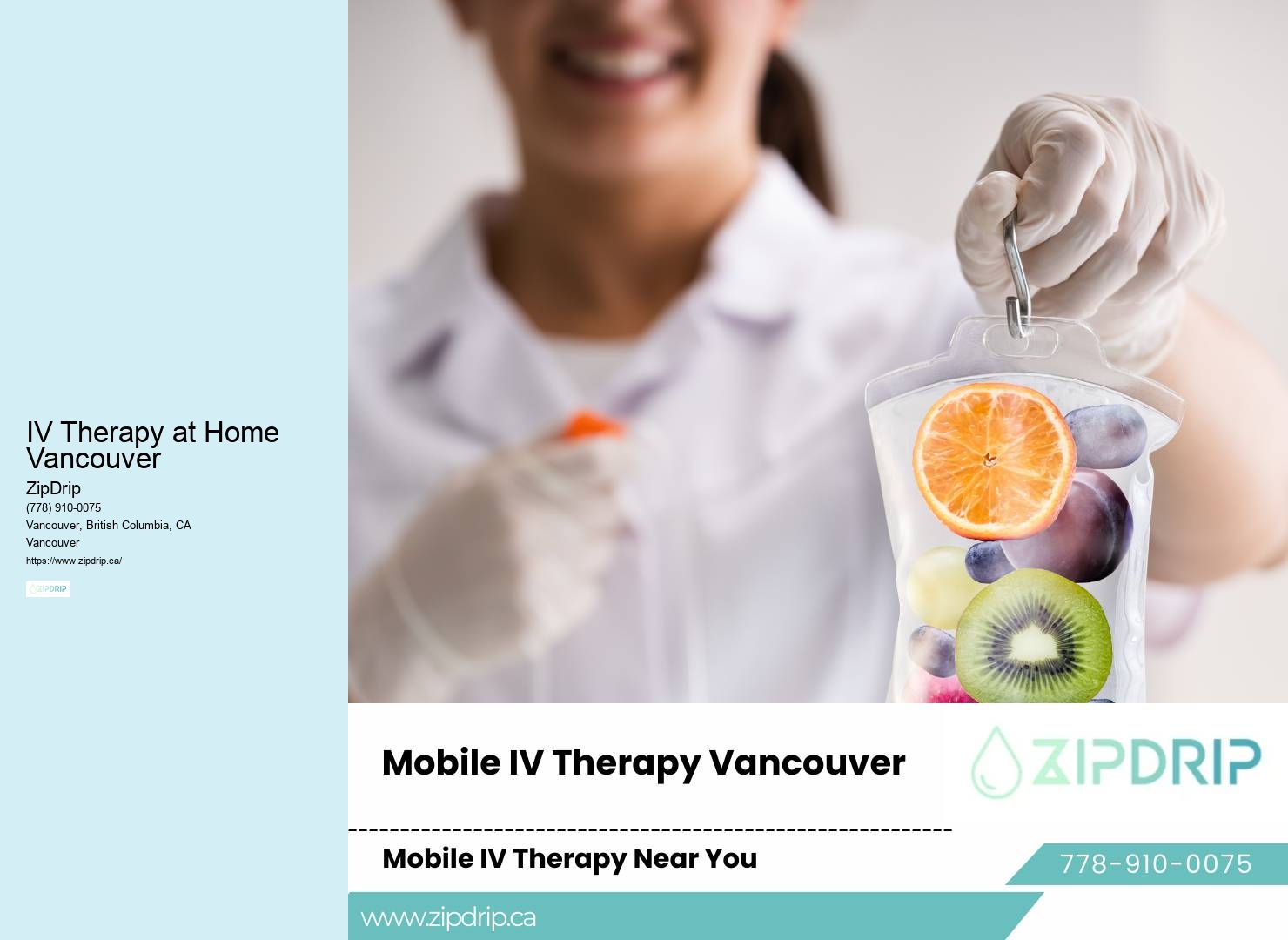 Home-Based IV Therapy IV Therapy at Home Vancouver