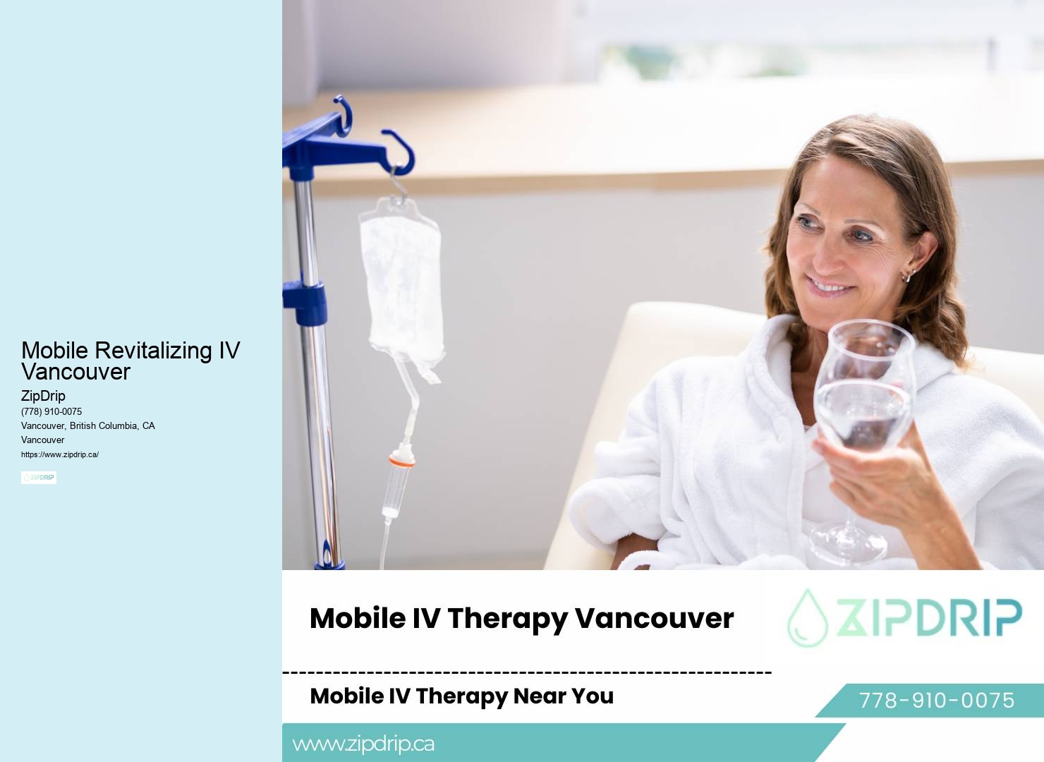Joint Pain Relief IV Therapy Mobile Revitalizing IV Vancouver