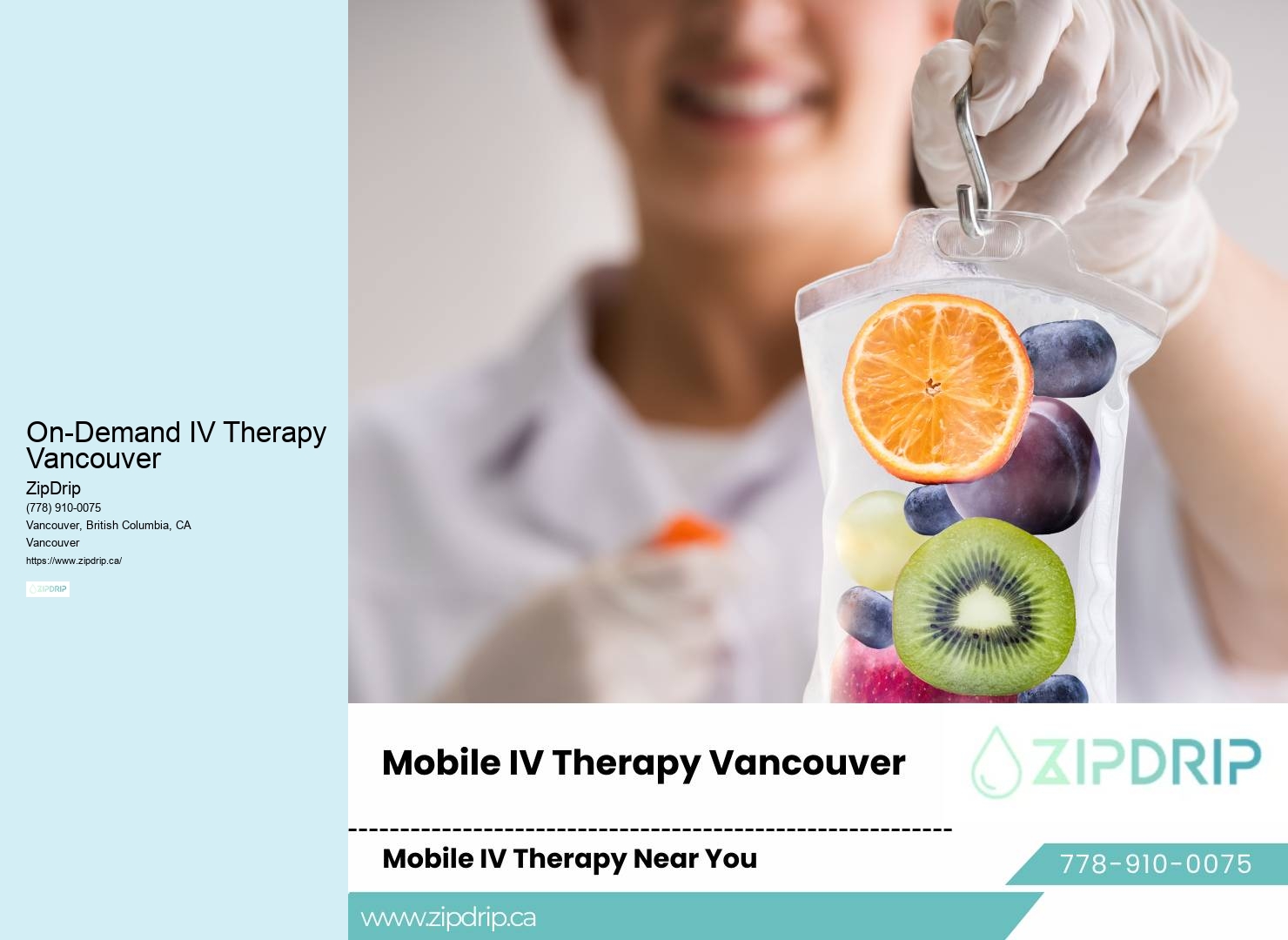 Mobile IV therapy for jet lag On-Demand IV Therapy Vancouver