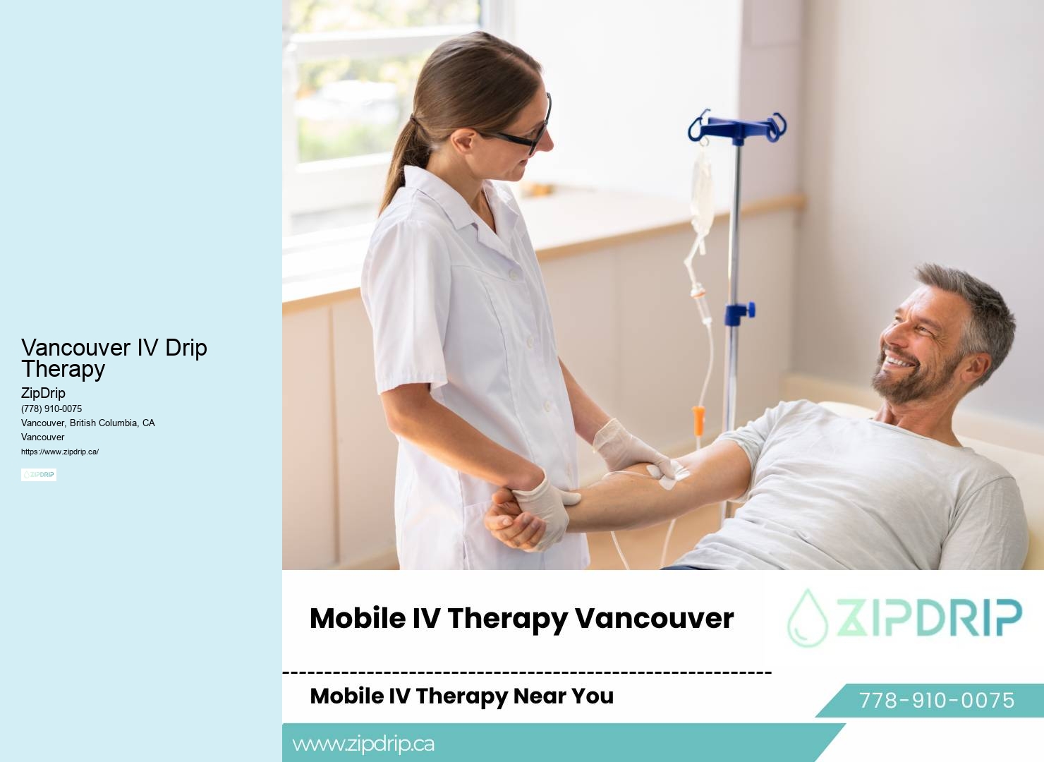 Home Delivery IV Therapy Vancouver IV Drip Therapy