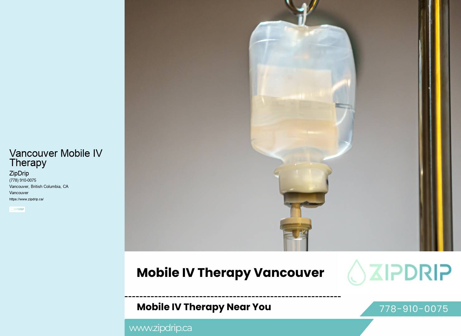 Hangover IV Therapy Vancouver Mobile IV Therapy