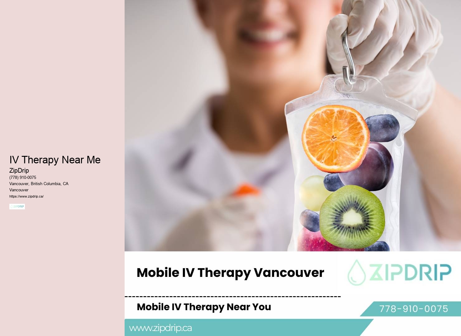 Vancouver IV Therapy for Detoxification