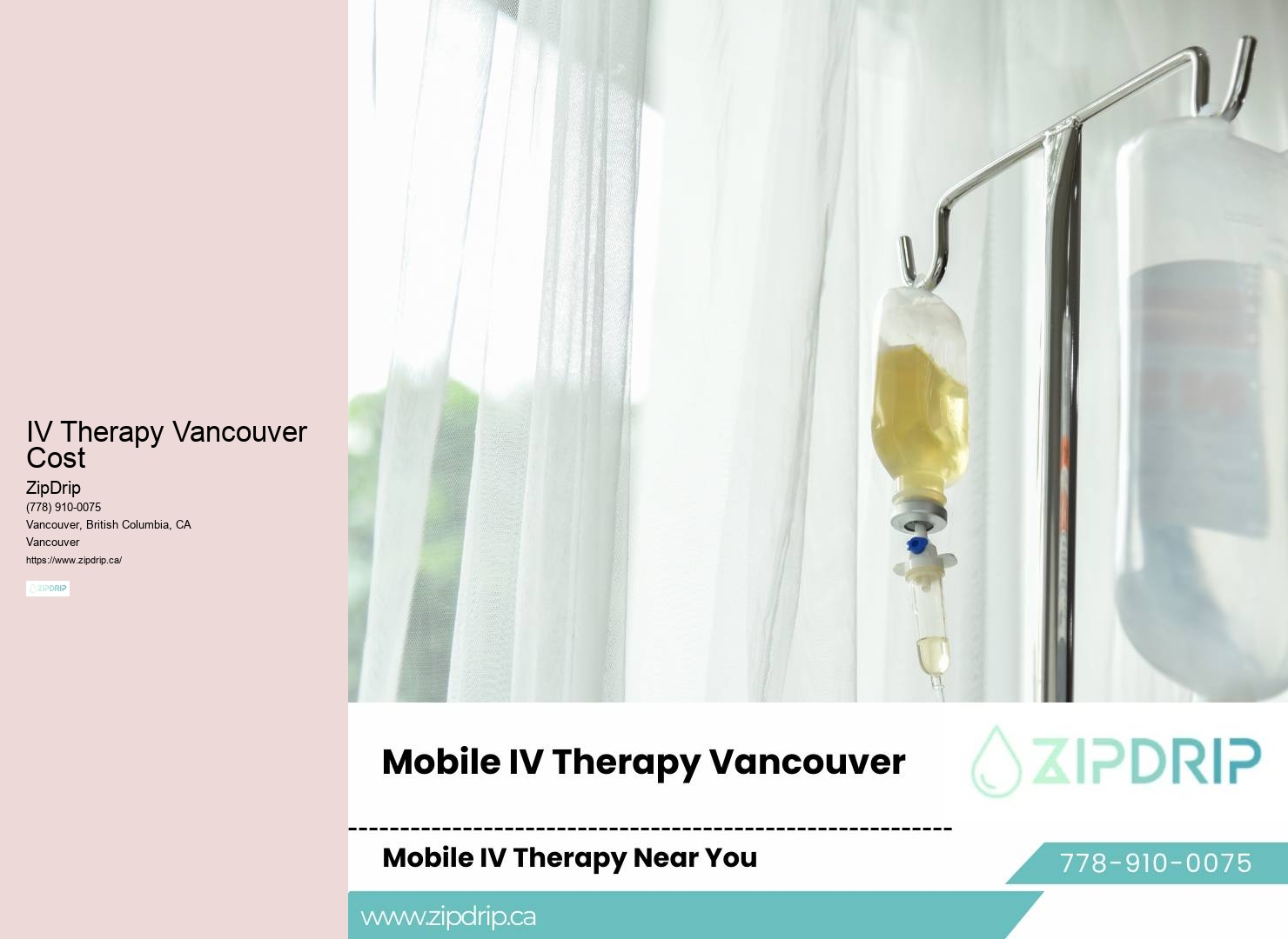 IV Therapy for Hangover Headache Vancouver