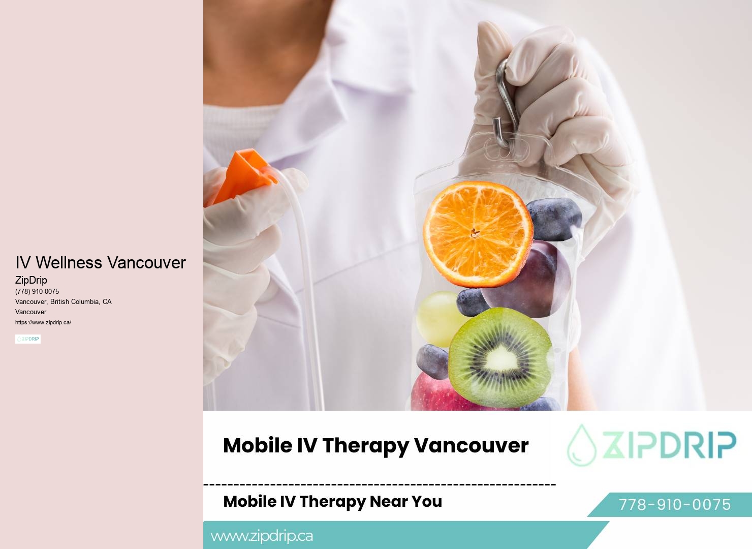 Personalized IV Treatments