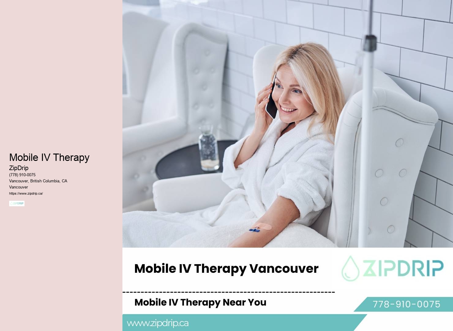 IV Therapy for Recovery Vancouver