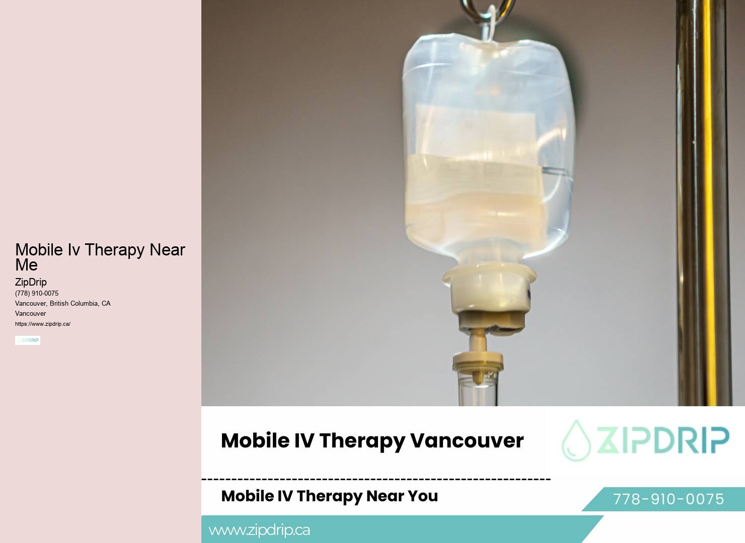IV Therapy at Home Vancouver