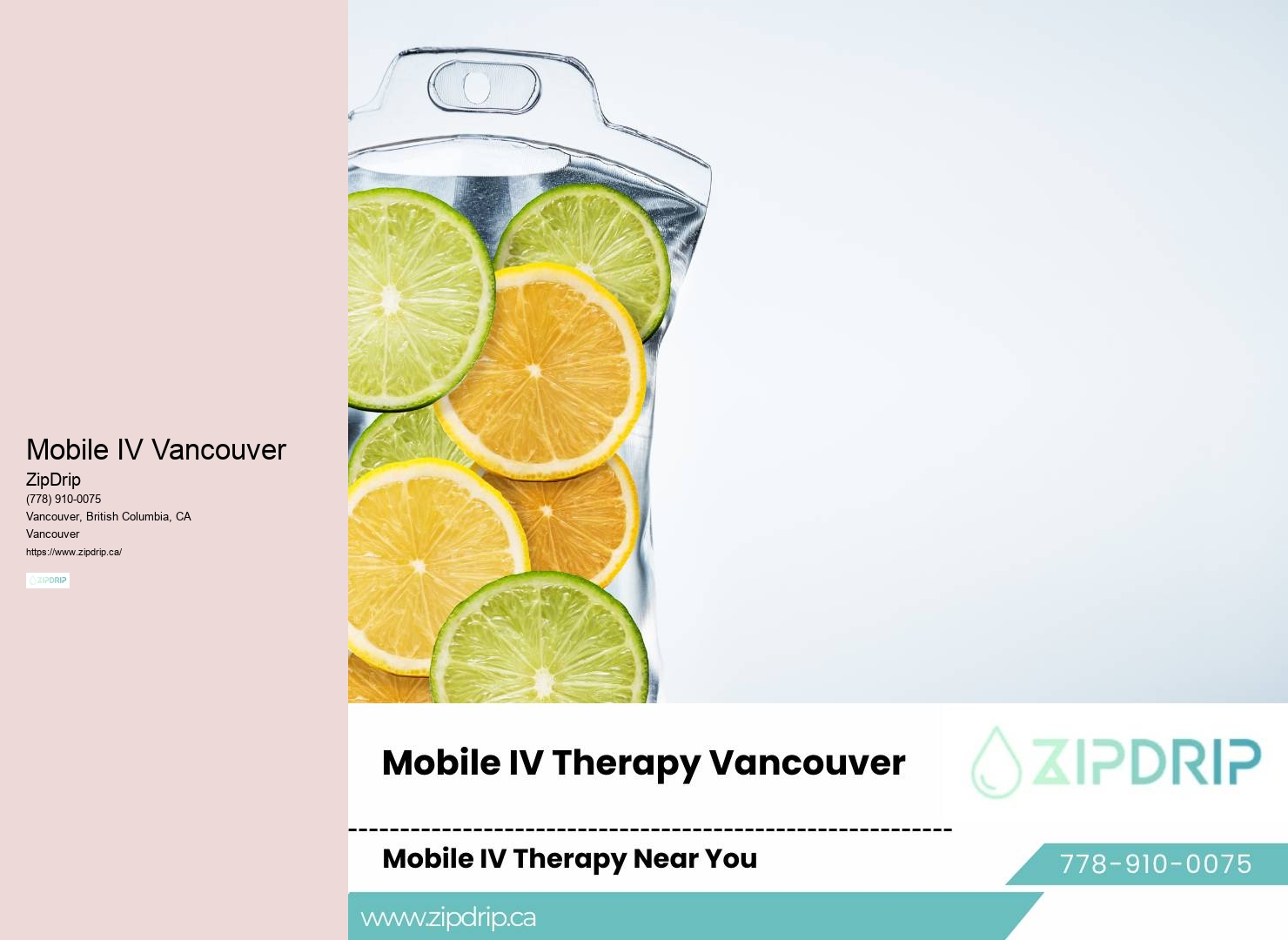 IV Therapy Vancouver