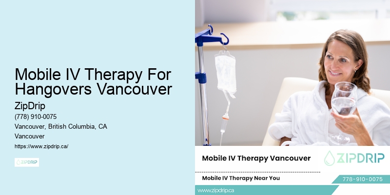 Mobile IV Therapy For Hangovers Vancouver