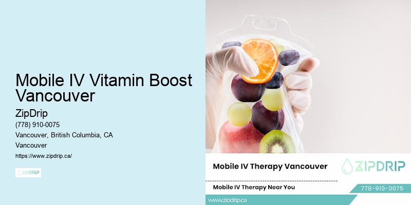 Mobile IV Vitamin Boost Vancouver