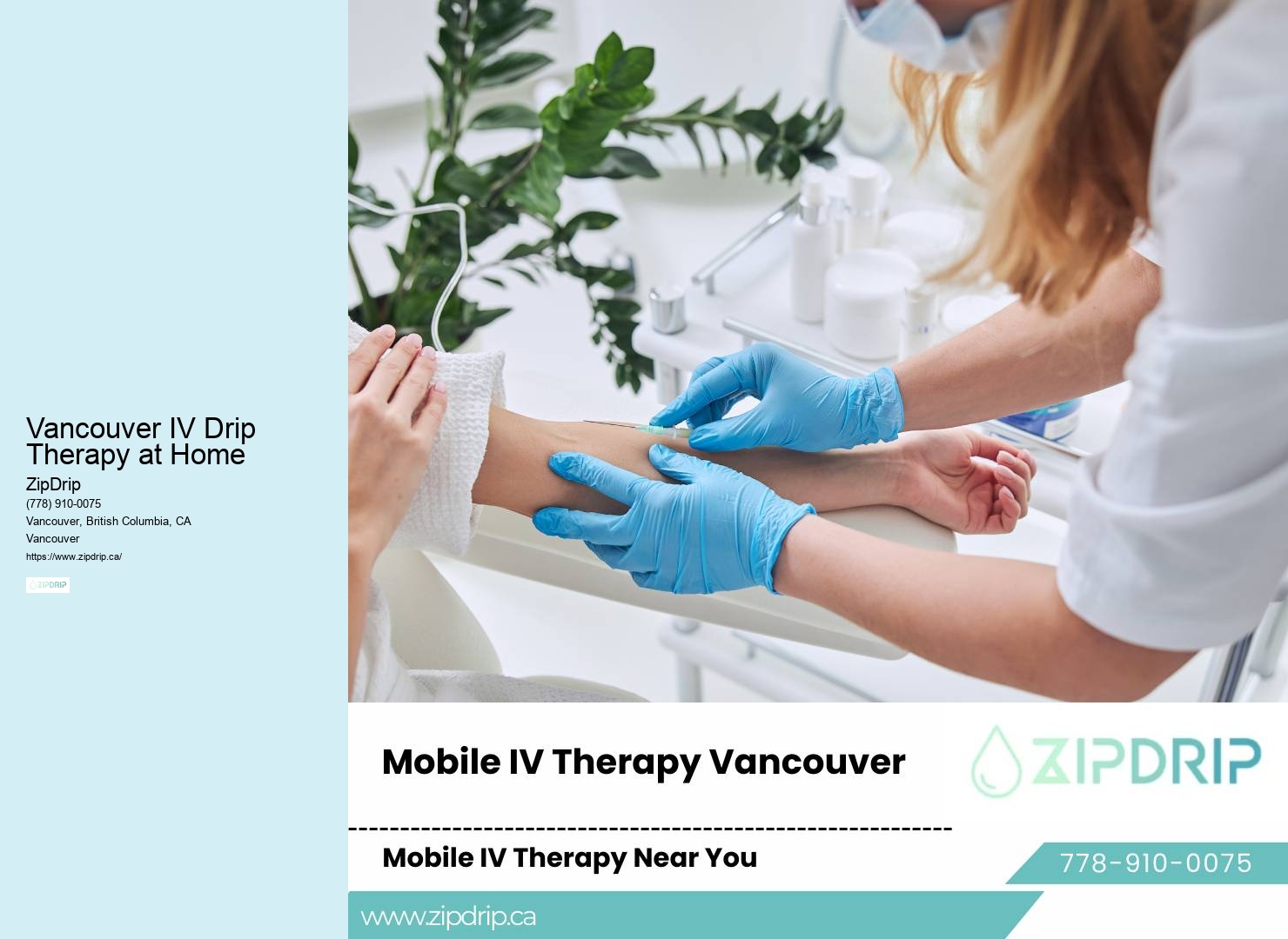 IV Therapy for Hydration Boost Vancouver IV Drip Therapy at Home
