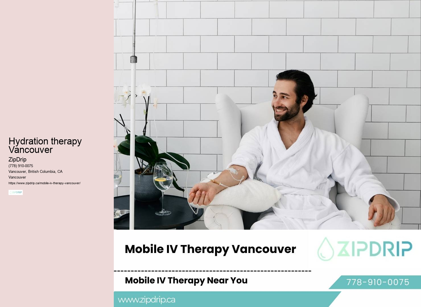 IV Infusion at Your Doorstep Vancouver