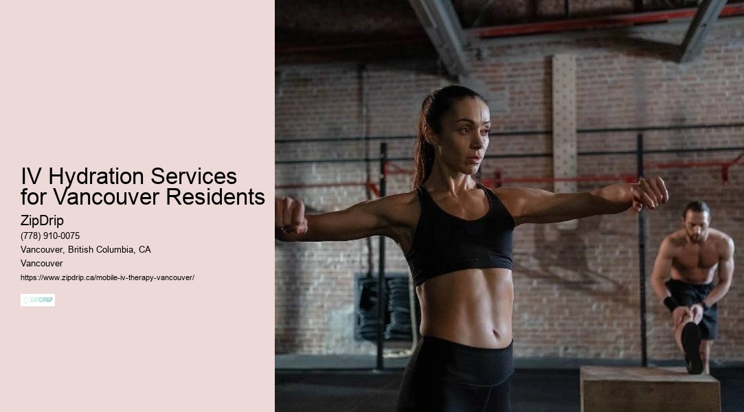 Vancouver's convenient IV hydration