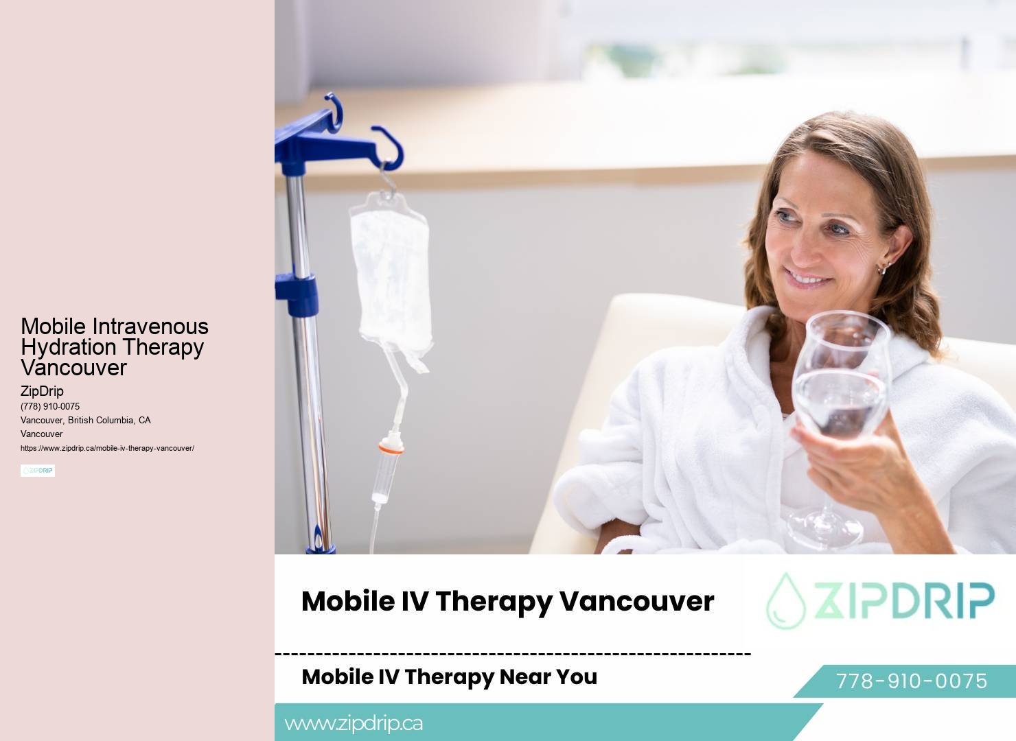 Personalized Vancouver Mobile IV Wellness Solutions