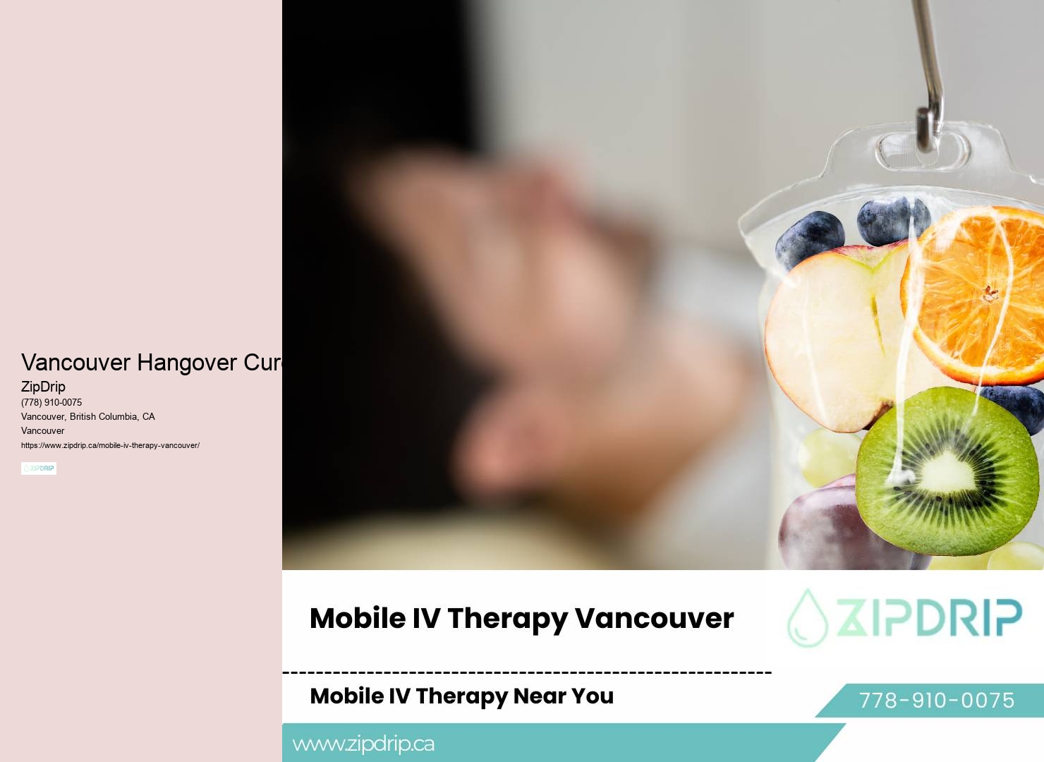 Vancouver IV Wellness Retreat