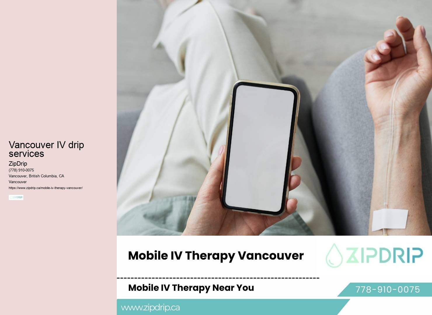 Vancouver IV drip services