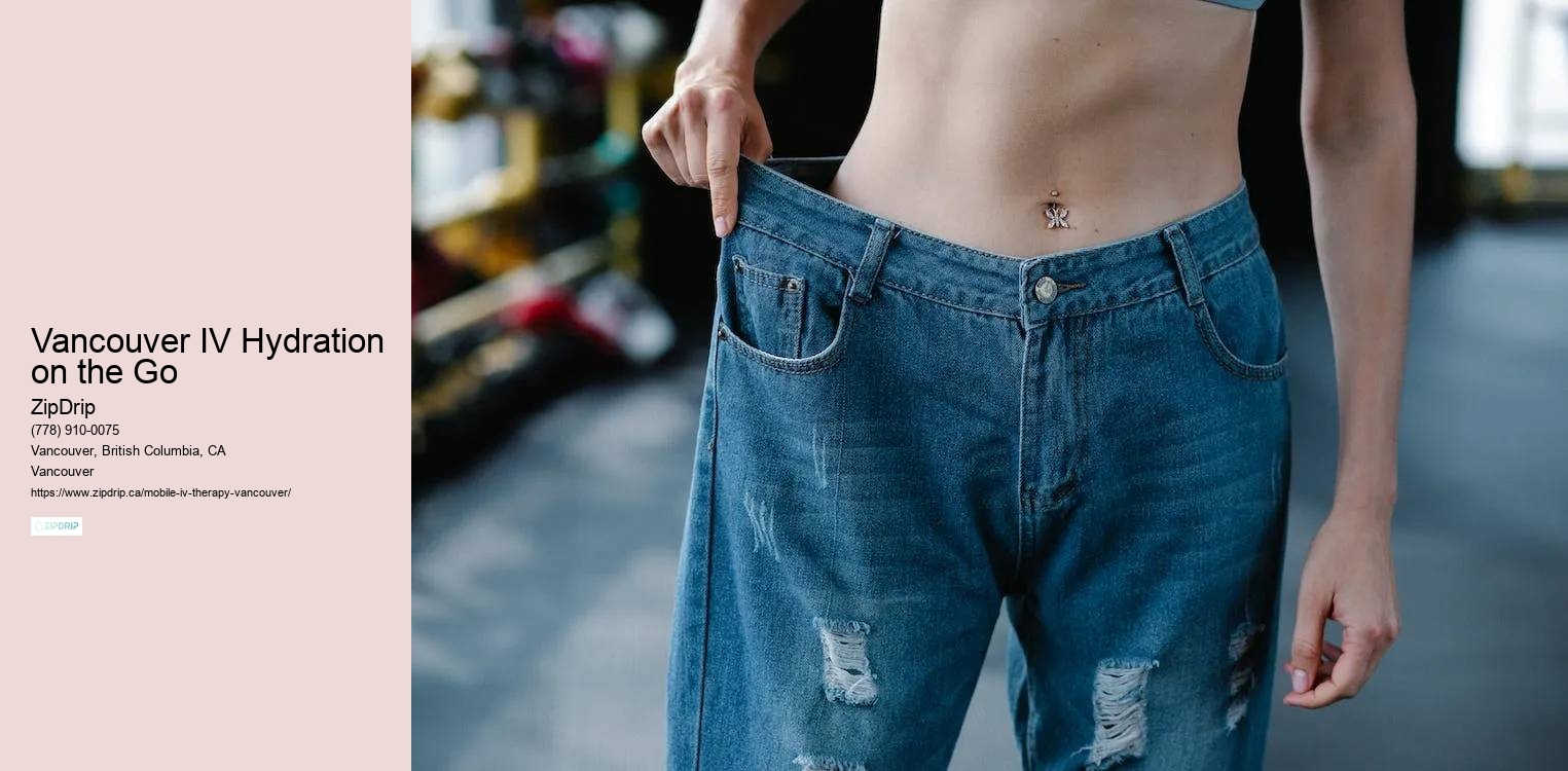 Mobile IV hydration solutions in Vancouver