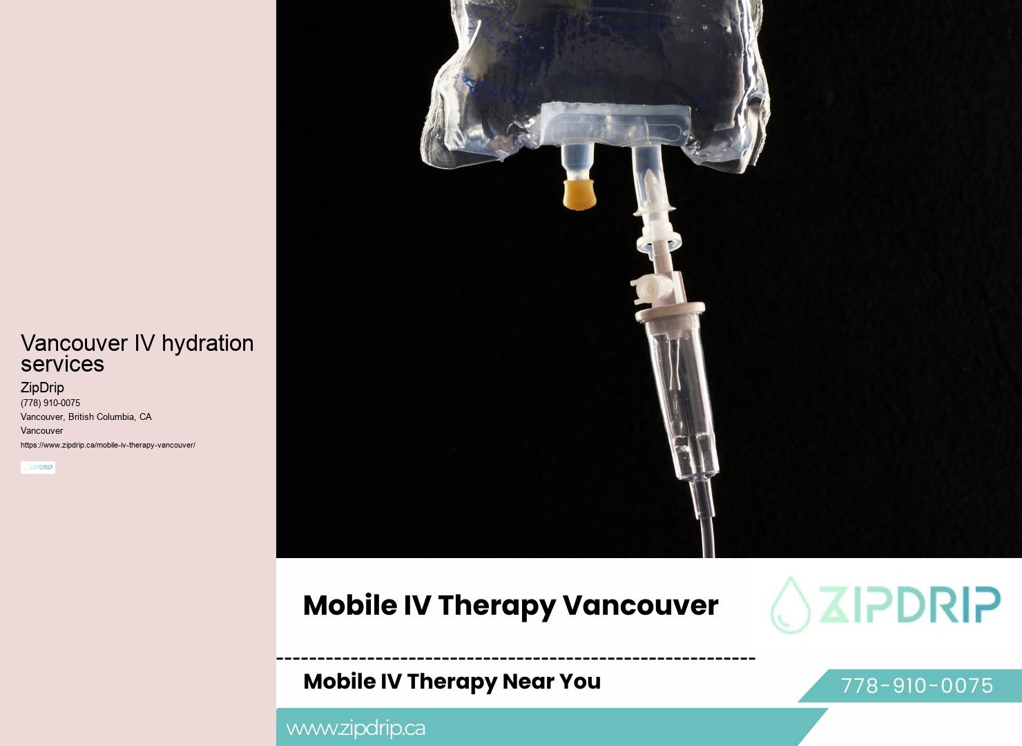 Vancouver at-home IV treatment
