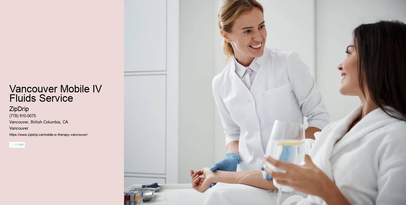 Mobile IV Hydration Therapy in Vancouver